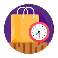 Shopping Time and Duration vector