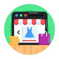 M commerce and Mobile App vector