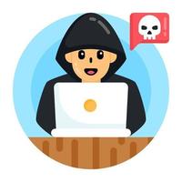 Hacker and Phishing vector