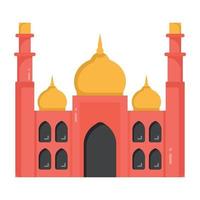 Badshahi Mosque   Building vector