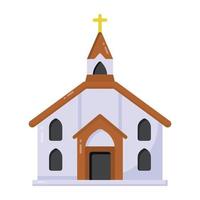 Church Christian building vector