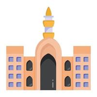 mezquita del sultán qaboos vector