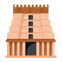 templo indio sree vector