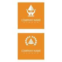 Futuristic Triangle Chain logo design inspiration vector