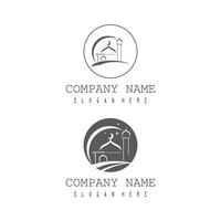 Mosque Logo Template vector symbol illustration design