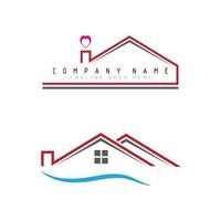 Real Estate , Property and Construction Logo design vector