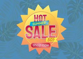 advertising summer sale promotion vector