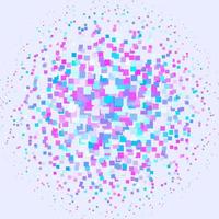 Light Pink, Blue vector pattern in square style.