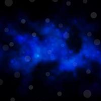 Dark BLUE vector backdrop with dots.