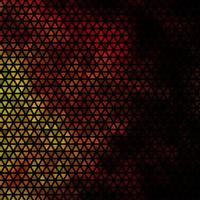 Dark Yellow vector template with crystals, triangles.