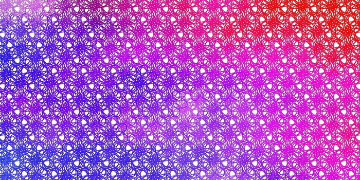 Light Blue, Red vector texture with circular arc.