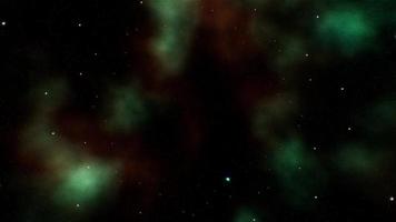 naturlig misty nebula utrymme bakgrund video