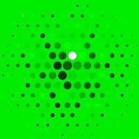 Light Green vector background with circles.