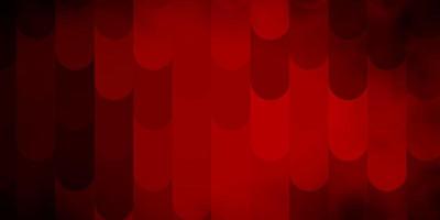 Dark Red vector background with lines.