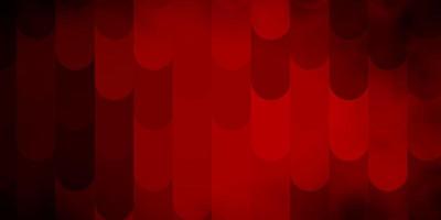 Dark Red vector background with lines.