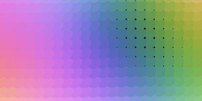 Light Multicolor vector texture with circles.