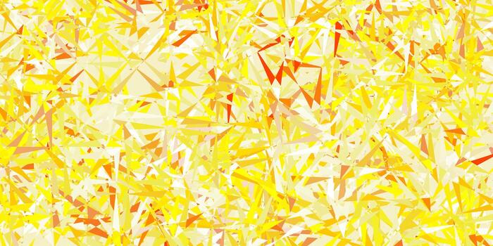 Light yellow vector pattern with polygonal shapes.