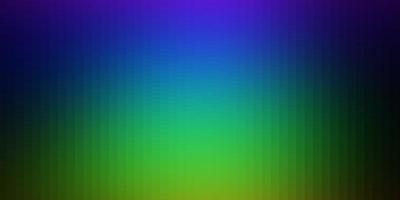 Dark Multicolor vector template with rectangles.