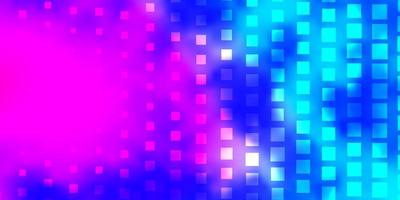 Light Pink, Blue vector texture in rectangular style.