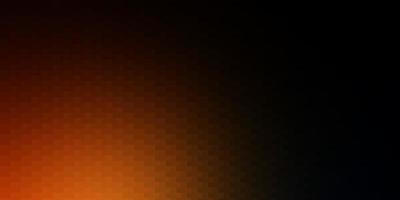 Dark Orange vector layout with lines, rectangles.