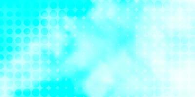 Light BLUE vector background with spots.