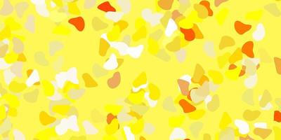 Light orange vector pattern with abstract shapes.