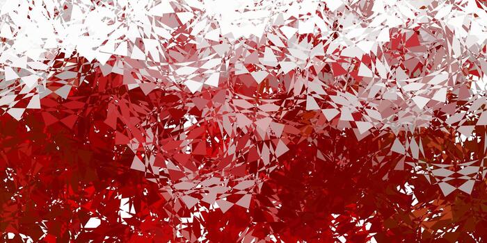 Dark brown vector pattern with polygonal shapes.