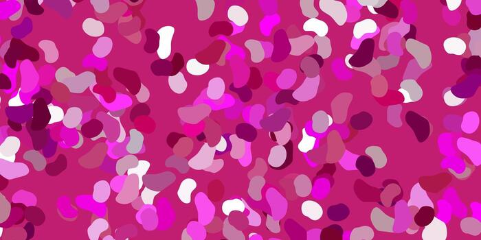 Light pink vector pattern with abstract shapes.