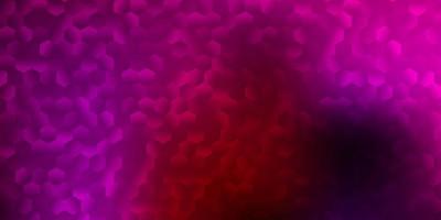 Dark pink vector backdrop with a batch of hexagons.