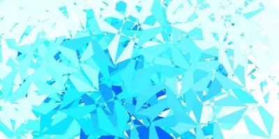 Light blue vector gradient polygon design.