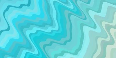 Light Blue, Green vector background with bent lines.