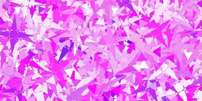 Light Purple vector background with polygonal forms.