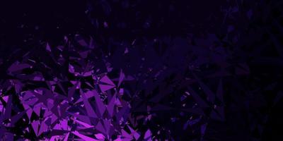 Dark purple vector pattern with polygonal shapes.