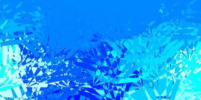 Light BLUE vector background with polygonal forms.