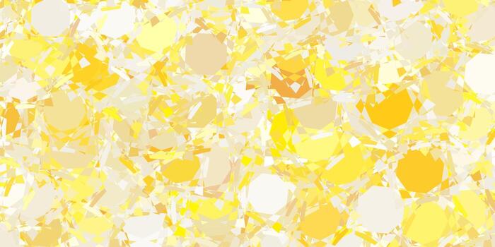 diseño de vector naranja claro con formas triangulares.