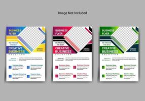 Corporate business flyer template Design vector
