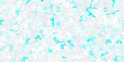 Light Pink, Blue vector background with polygonal forms.