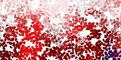 Light red vector pattern with abstract shapes.