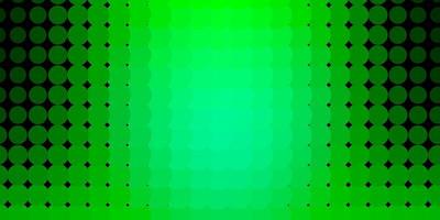 Light Green vector layout with circle shapes.