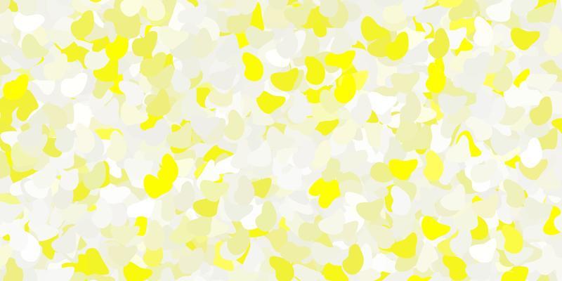 Light yellow vector backdrop with chaotic shapes.