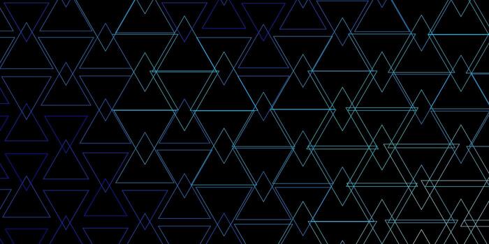 Dark BLUE vector layout with lines, triangles.