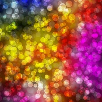 Light Multicolor vector pattern with spheres.