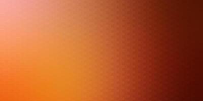 textura de vector naranja claro en estilo rectangular.