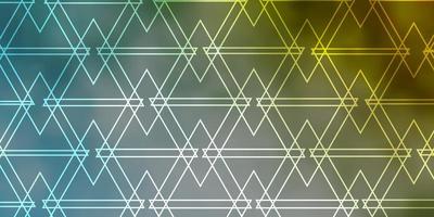 Light Blue, Yellow vector texture with triangular style.