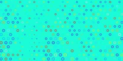 Light Multicolor vector texture with religion symbols.