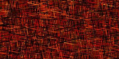 Dark Orange vector pattern with sharp lines.