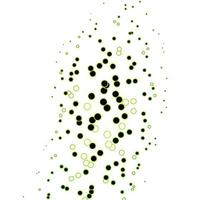 Dark Green, Yellow vector background with circles.