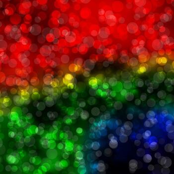 patrón de vector multicolor oscuro con esferas.