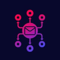 email marketing, vector icon for web