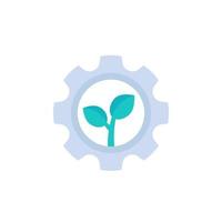 green technology, innovations vector icon